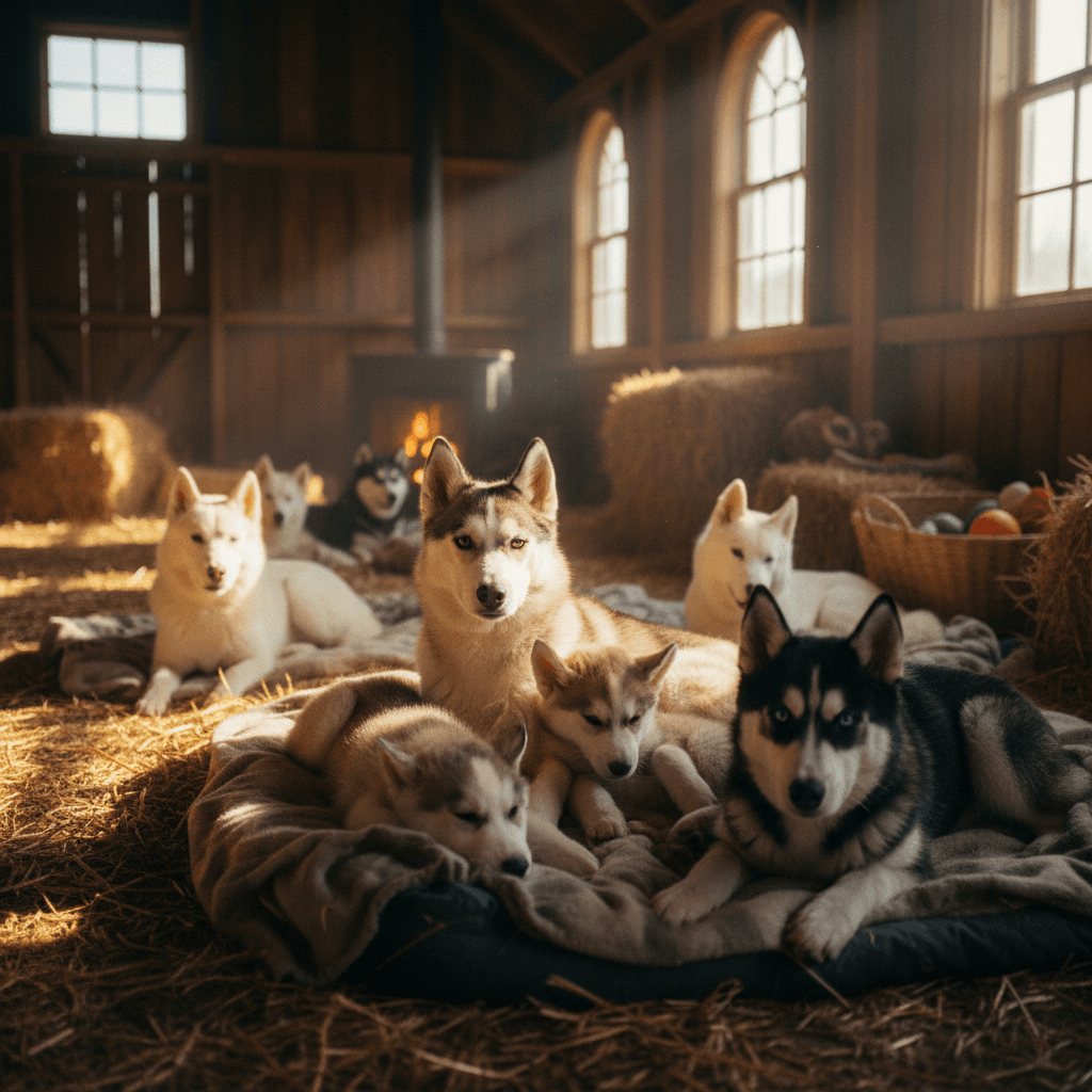 Shadow Husky Rescue — Siberian Husky hero