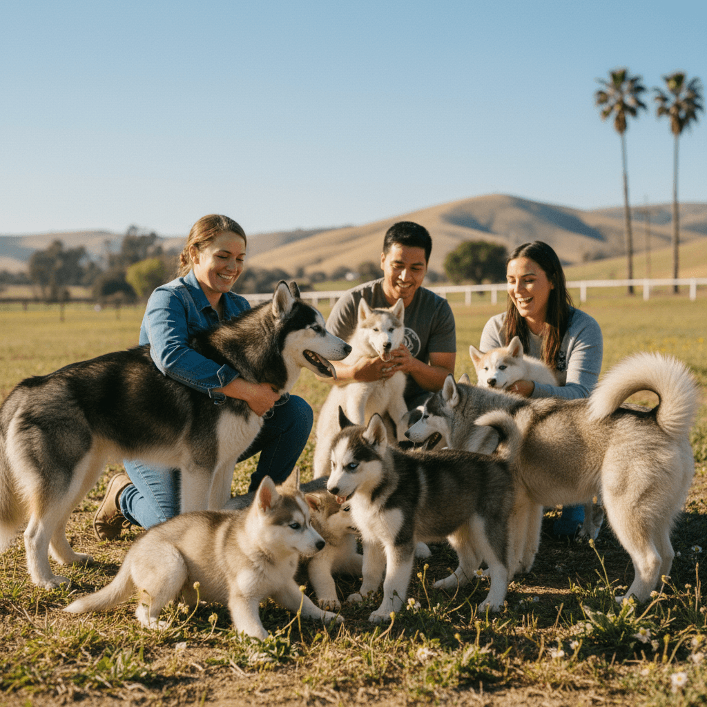 Qualifying to foster a husky