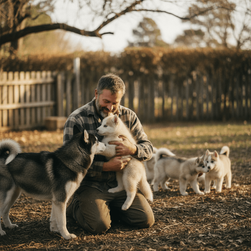 Shadow Husky Rescue founding story — Tim McVicker and Shadow